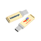 Natuurlijke hout USB logo hout pen drive met afdrukken of reliëf voor uw bedrijf