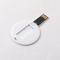 De Creditcard USB van 128GB UDP plakt 2,0 Mini Round Shapes CMYK Drukembleem