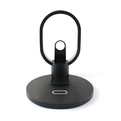 Fast Speed ​​Plastic Lamp Draadloze Oplader Voor Opladen Telefoon Oortelefoon 15W