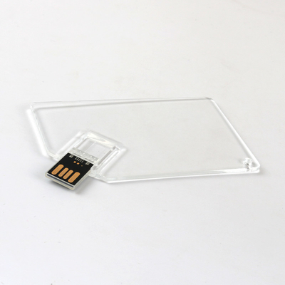 Transparante Plastic het Geheugenstok 2,0 MINIudp 128GB 64GB 50MB/S van Creditcardusb