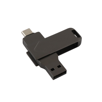 Type C en Usb Beide van het de Stokmetaal van het Haven Snelle Geheugen van het het Lichaamskanon Zwarte Kleur