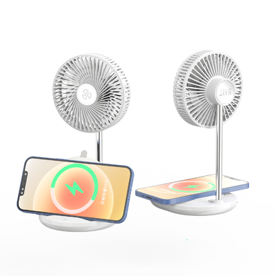 met ventilator draadloos oplader goed voor zomer cadeau en promotie 2024 nieuwe producten