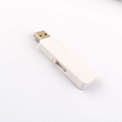 Recycled zwart/wit plastic usb geheugen Custom geheugengroottes 1G-1TB Operating Temp 0.C-60.C