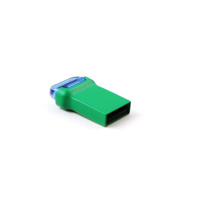 De groene Mini Udp Flash Drive van de Lichaamskleur Het Metaal USB Flash Drive kan op maat gemaakt Logo en Verpakking
