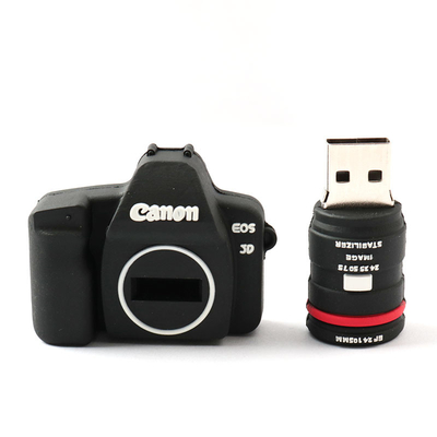 Pvc-Aandrijving USB van de Camera de Vorm Gepersonaliseerde Flits 2,0 3,0 Goedgekeurde ROHS