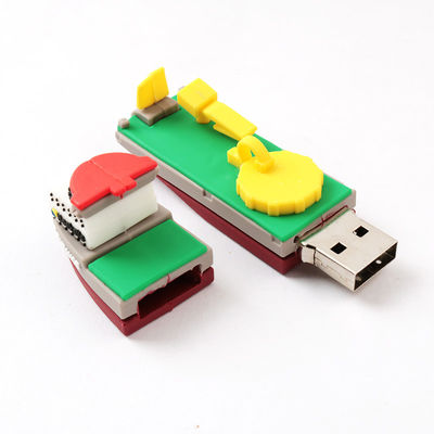 3D Exemplaar Echte pvc USB-station het Varen Schip Aangepaste Vormen