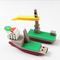 3D Exemplaar Echte pvc USB-station het Varen Schip Aangepaste Vormen