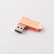 Rose Gold Metal Color het USB-station die van de 360 Graaddraai Vrije Gegevens uploaden