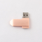 Rose Gold Metal Color het USB-station die van de 360 Graaddraai Vrije Gegevens uploaden
