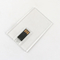 De transparante KunststofCreditcard USB plakt 2,0 128GB 64GB 15MB/S