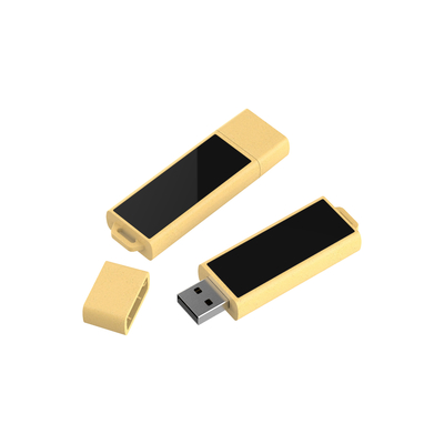 De Flitsaandrijving van Straw And Plastic 128gb, Rekupereerbare Materialen Usb 2,0 Geheugenstok
