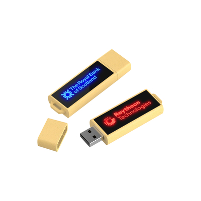 De Flitsaandrijving van Straw And Plastic 128gb, Rekupereerbare Materialen Usb 2,0 Geheugenstok