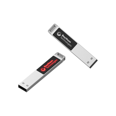 Gepersonaliseerde metaal-plastiek flashdrive met logo-upload voor gegevensopslag