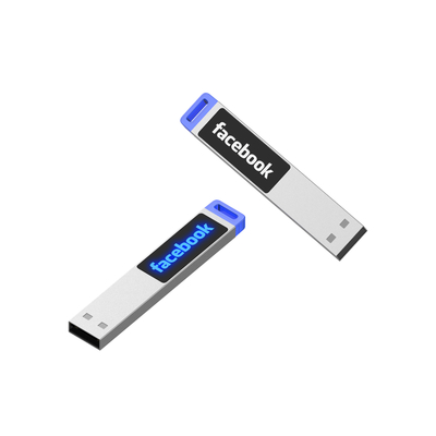 Gepersonaliseerde metaal-plastiek flashdrive met logo-upload voor gegevensopslag