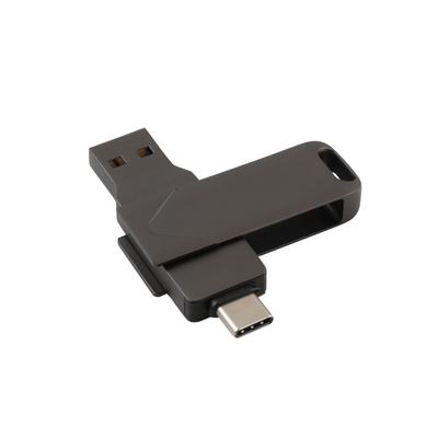 Type C en Usb Beide van het de Stokmetaal van het Haven Snelle Geheugen van het het Lichaamskanon Zwarte Kleur