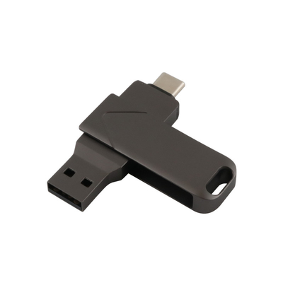 Type C en Usb Beide van het de Stokmetaal van het Haven Snelle Geheugen van het het Lichaamskanon Zwarte Kleur