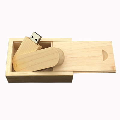 Eco Friendly Houten USB Flash Drive Bamboe Hout Functie met 10 20MB/S Leessnelheid