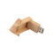 Custom Logo Huisvormige Houten USB Flash Drive met natuurlijk hout voor zakelijke cadeautjes