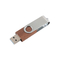 USB A en Type C samen Houten geheugen USB met 0°C tot 60°C werkbereik