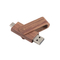 USB A en type c Houten USB-flashdrive met USB2.0/3.0-interface Type voor snelle gegevensoverdracht