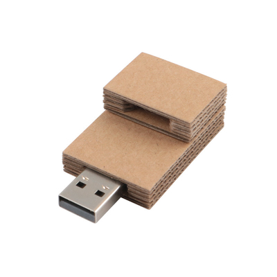 Rechthoekig papier USB-flashdrive milieuvriendelijk materiaal USB 2.0 en USB 3.0