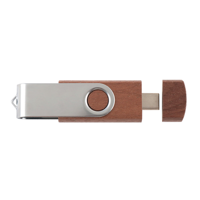 Natuurlijke houten USB Flash Drive 2.0 3.0 met Type C + Usb A nieuwe vormen snelle snelheid