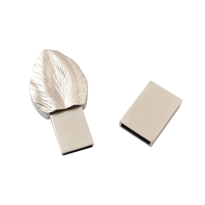 ROHS 20mb/S 128gb Metal Pendrive Laser Logo Boek Clip USB Flash Drive