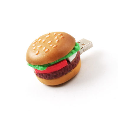KFC McDonald's Hamburger Custom USB flash drives voor kunstmatig voedsel Corporate giften