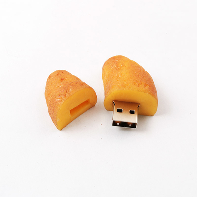 Gepersonaliseerde USB-flashdrive in de vorm van een brood met USB 3.0-interface