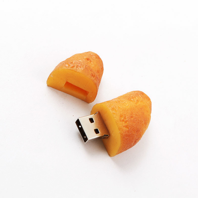 Gepersonaliseerde USB-flashdrive in de vorm van een brood met USB 3.0-interface