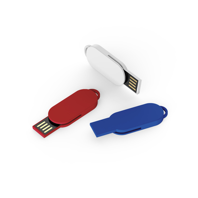 Werkende blinkende LED-licht kristal USB-stick met Windows / Mac / Linux compatibiliteit