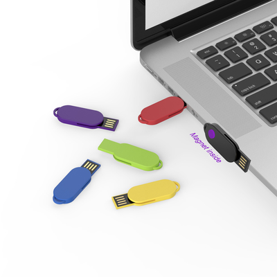 Werkende blinkende LED-licht kristal USB-stick met Windows / Mac / Linux compatibiliteit