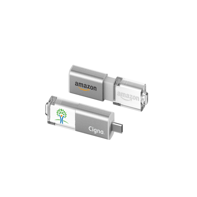 High-Performance OTG USB Flash Drives voor Windows met Print of Laser Logo