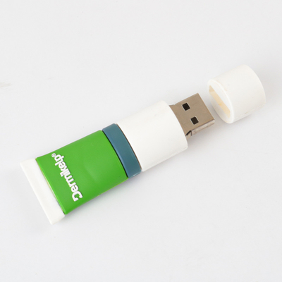 Zilkschermprint Custom USB Flash Drives met USB 2.0 Interface open vorm door klantontwerp