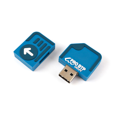 2 GB aangepaste USB-flashstations 10 jaar gegevensbewaring gratis en snel kunstwerk aanpasbaar