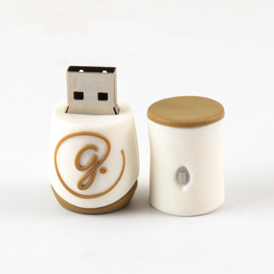 10 jaar gegevensbewaring Persoonlijke USB-flash-sticks met snelle kunstwerktijd en zijde-schermprinten