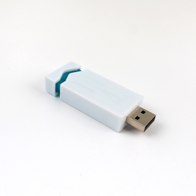 Eco-vriendelijk gerecycled USB-stick capaciteit geheugen opslag rubber olie coating