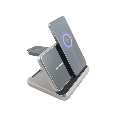 ABS PC-materiaal Multifunktioneel draadloos oplader met 5V/2.1A-invoer en boxondersteuning
