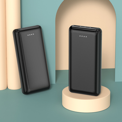 Draagbare powerbank met micro USB- en type C-invoerpoorten voor smartphones