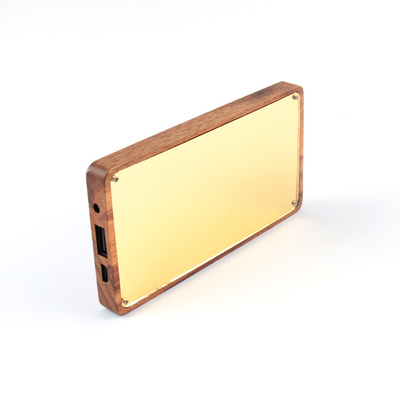 Draagbare Power Bank Li Polymer 18650 Batterij in zwart voor Smartphone en USB-apparaten