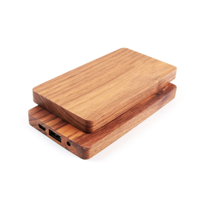 Draagbare Power Bank Li Polymer 18650 Batterij in zwart voor Smartphone en USB-apparaten