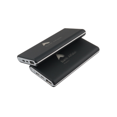 Li-polymer draagbare powerbank voor USB-apparaten voor slimme telefoons - Wit/Zwart/Blauw/Groen