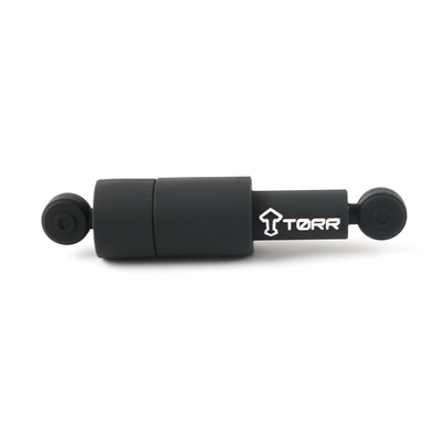 Gegevensversleuteling Ronde Custom USB Flash Drives PVC/Silicone Materiaal