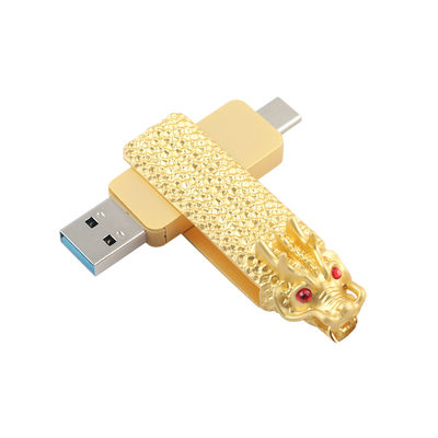 Draakvormige Type C en USB Flash Drive met snel lezen en schrijven 3.0 usb