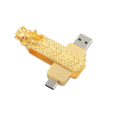 Draakvormige Type C en USB Flash Drive met snel lezen en schrijven 3.0 usb