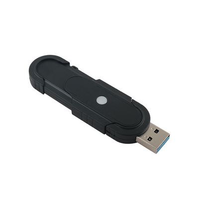 Compacte zwarte USB-flashstations met plug and play-functionaliteit