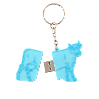 Custom PVC en siliconen USB-flash drives met USB 2.0/3.0 interface