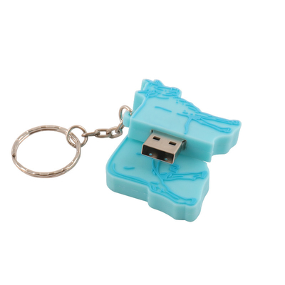Custom PVC en siliconen USB-flash drives met USB 2.0/3.0 interface