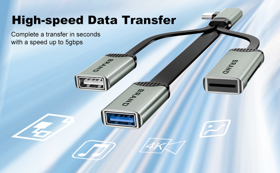 Lezen voor TF-kaart SD-kaart Hub kabel voor USB 2.0 en USB 3.0 snelle gegevensoverdracht