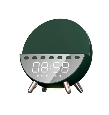 Clock draadloos oplader mobiele telefoon houder snellader 15W met licht